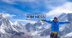 Desktop Screenshot of kimhessclimbs.com